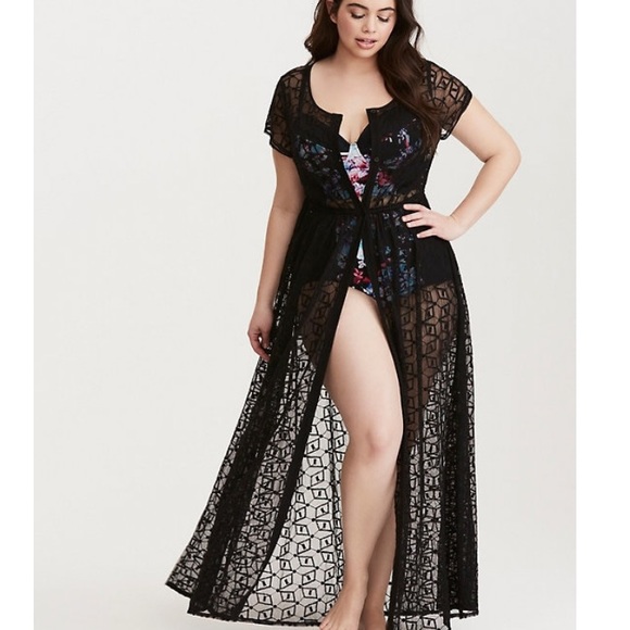 torrid swim cover up